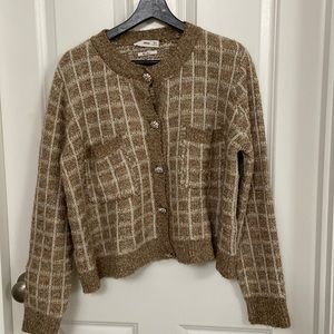 Mango women knit cardigan sweater